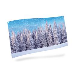 Foto van Achtergronddoek sneeuwbos 150x75 cm