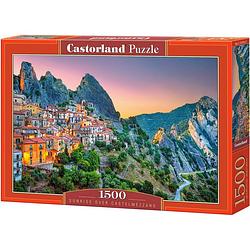 Foto van Castorland puzzel sunrise 68 cm karton 1500 stukjes