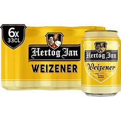 Foto van Hertog jan weizener blik 6 x 330ml bij jumbo