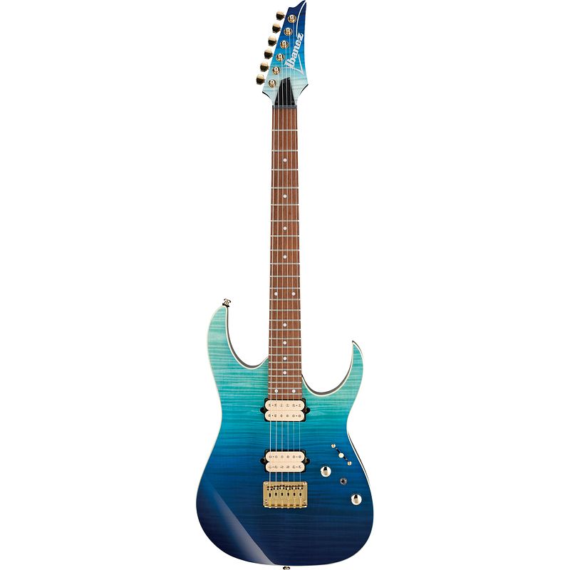 Foto van Ibanez high performance rg421hpfm-brg blue reef gradation