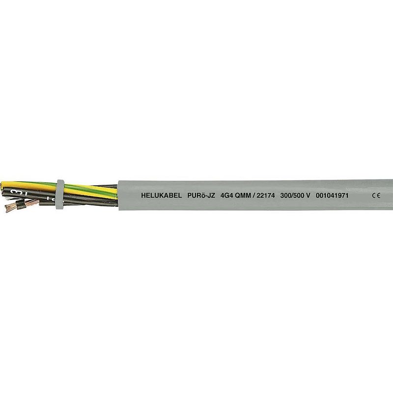 Foto van Helukabel purö-jz stuurstroomkabel 5 g 1.50 mm² grijs 22151-500 500 m