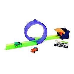 Foto van Splash toys micro wheels racebaanset 5-delig groen/paars