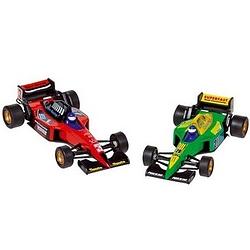 Foto van Raceauto speelgoed set van 2x stuks formule 1 wagens 10 cm - speelgoed auto'ss