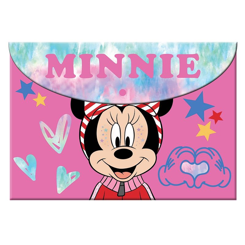 Foto van Disney portfoliomap minnie mouse a4 polypropyleen roze/blauw