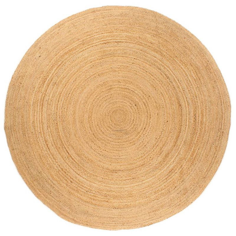 Foto van Vidaxl tapijt rond 210 cm gevlochten jute