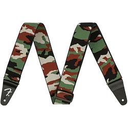 Foto van Fender weighless camo strap gitaarband 2 inch