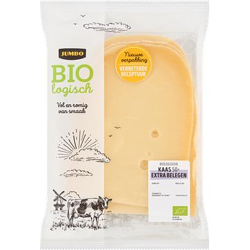 Foto van Jumbo biologische kaas extra belegen 200g