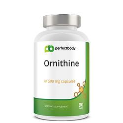 Foto van Perfectbody l-ornithine - 90 capsules