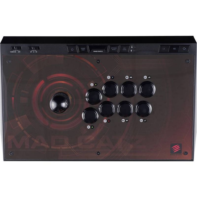 Foto van Madcatz ego arcade fightstick joystick usb pc, playstation 4, xbox one, nintendo switch zwart