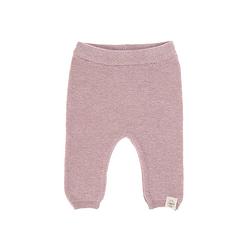 Foto van Lässig gebreide baby broek gots garden explorer light pink maat 50 56 0 tot 2 mnd