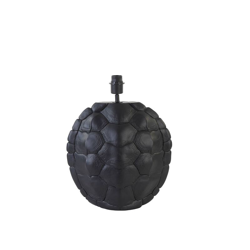 Foto van Light & living - lampvoet turtle - 38.5x17x48 - zwart