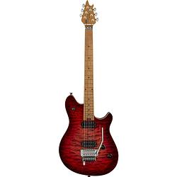 Foto van Evh wolfgang special qm baked maple sangria elektrische gitaar