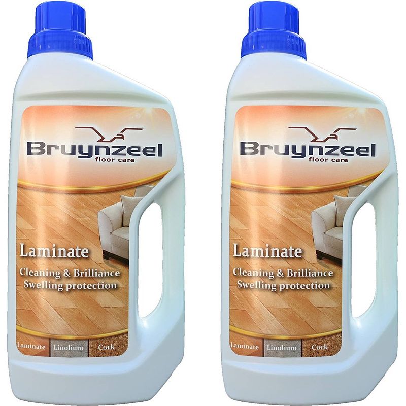 Foto van Bruynzeel laminaatreiniger vloerreiniger voor laminaat, linoleum en kurk 2x