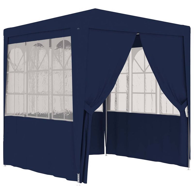 Foto van Vidaxl partytent met zijwanden professioneel 90 g/m² 2x2 m blauw