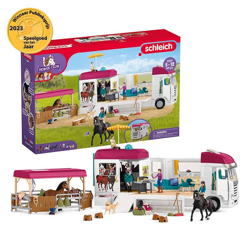 Foto van Schleich horse club paardenvrachtwagen 42619