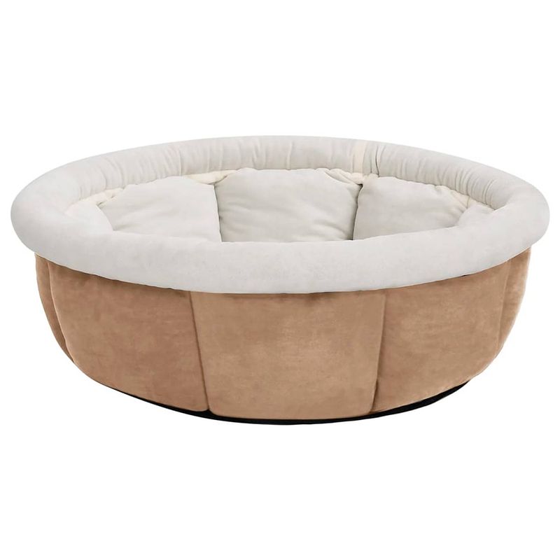 Foto van The living store ronde hondenmand - comfort - hondenbenodigdheden - 59 x 24 cm - beige