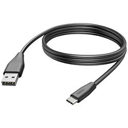 Foto van Hama usb-laadkabel usb 2.0 usb-a stekker, usb-c stekker 3 m zwart 00201597