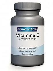 Foto van Nova vitae vitamine e 400iu capsules 60st