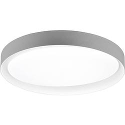 Foto van Led plafondlamp - plafondverlichting - trion zati - 24w - aanpasbare kleur - afstandsbediening - dimbaar - rond - mat