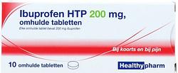Foto van Healthypharm ibuprofen 200mg tabletten