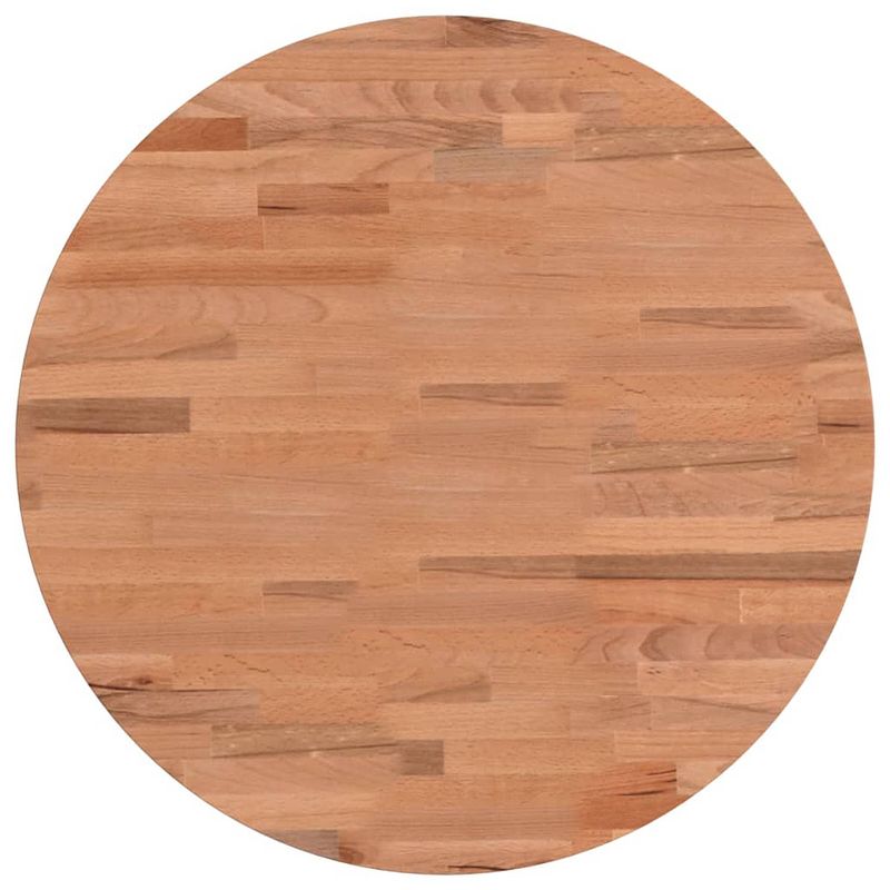 Foto van Vidaxl tafelblad rond ??50x1,5 cm massief beukenhout