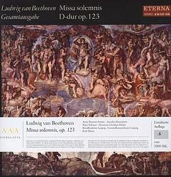 Foto van Beethoven: missa solemnis in d major, op. 123 - lp (0885470005256)