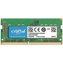 Foto van Crucial 8gb ddr4 2400 werkgeheugenmodule voor laptop ddr4 8 gb 1 x 8 gb 2400 mhz 260-pins so-dimm cl17 ct8g4s24am