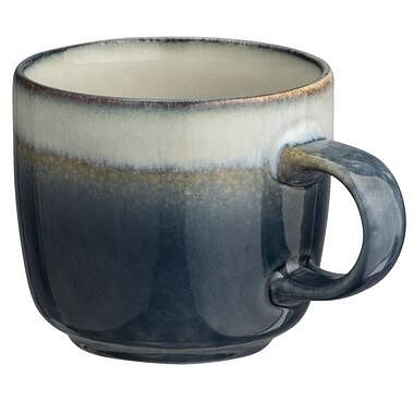 Foto van Mok dorean blauw stoneware met oor 255 ml 9,5xø10 cm - leen bakker