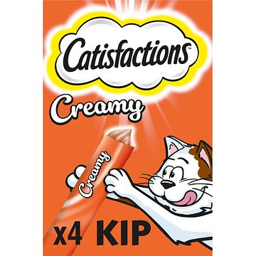 Foto van Catisfactions creamy kip 4 x 10g bij jumbo