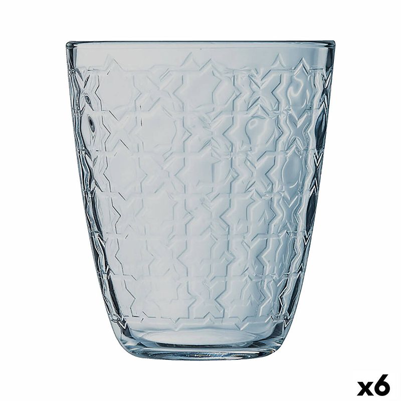 Foto van Glas luminarc concepto riad grijs glas (310 ml) (6 stuks)