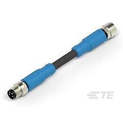 Foto van Te connectivity t4062113004-002 sensor/actuator connector, geassembleerd 1 stuk(s) bag