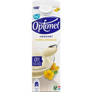 Foto van Optimel magere yoghurt vanille 0% vet 1 x 1l bij jumbo