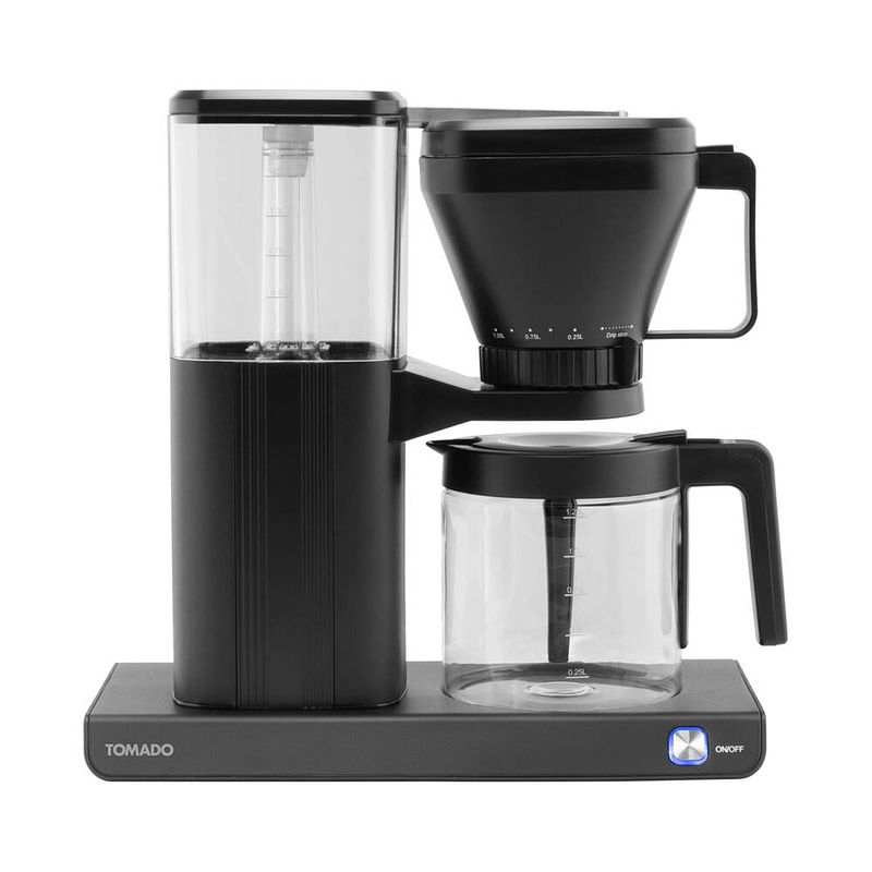 Foto van Tomado tcm1301b - koffiezetapparaat - 1.25 l inhoud - filterkoffie - zwart