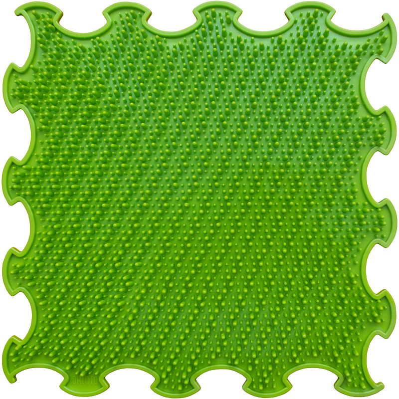 Foto van Ortoto sensory massage puzzle mat grass lichtgroen