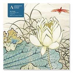 Foto van Adult jigsaw puzzle ashmolean: ren xiong: lotus flower and dragonfly (500 pieces) - puzzel;puzzel (9781839644627)