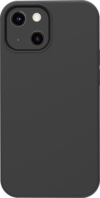 Foto van Azuri apple iphone 13 mini back cover siliconen zwart