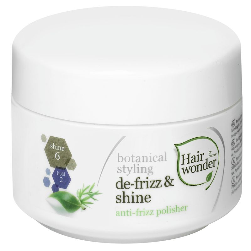 Foto van Hairwonder botanical styling de-frizz & shine 100ml