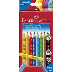 Foto van Kleurpotlood faber-castell jumbo grip promotieset 8 + 1 + 1