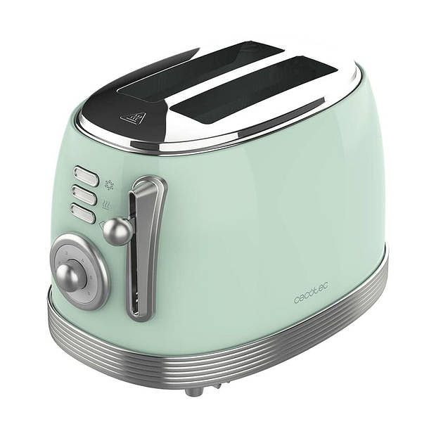 Foto van Broodrooster cecotec toast&taste 800 groen 850 w