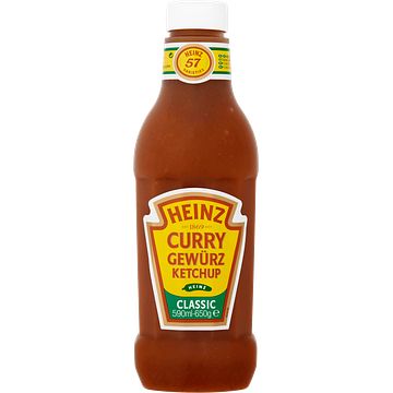 Foto van Heinz curry gewurz ketchup 590ml bij jumbo