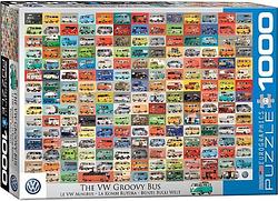 Foto van The vw groovy bus (1000 stukjes) - puzzel;puzzel (0628136607834)