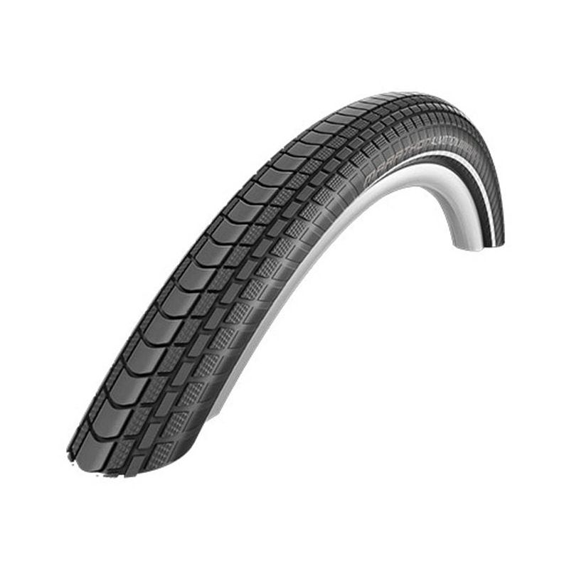 Foto van Schwalbe vouwband marathon almotion v-guard 28 x 2.15"" / 55-622mm zwart met reflectie