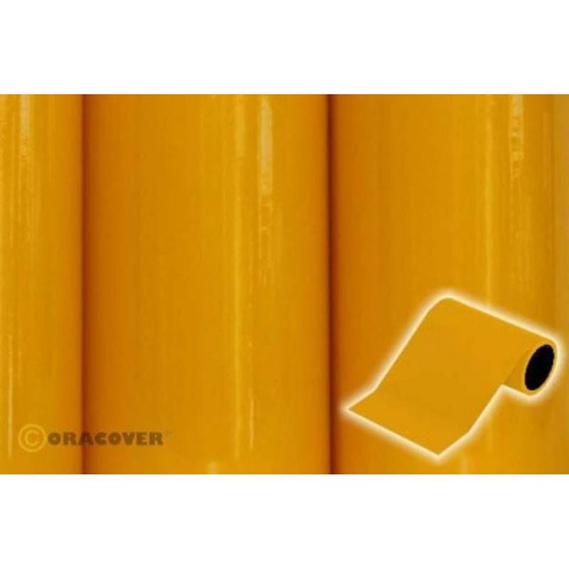 Foto van Oracover oratrim 27-230-005 decoratiestrepen (l x b) 5 m x 9.5 cm schaal-cub-geel