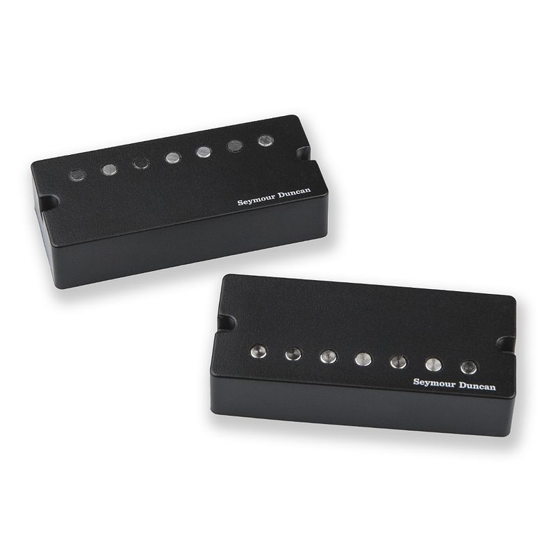 Foto van Seymour duncan jeff loomis blackouts 7 active mount set actief