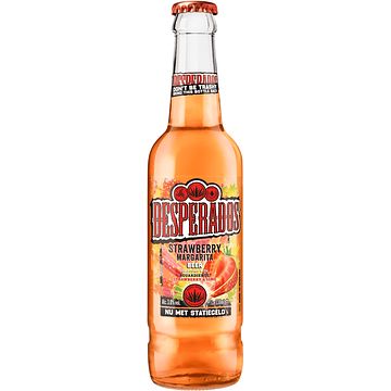 Foto van Desperados strawberry margarita bier fles 330ml bij jumbo