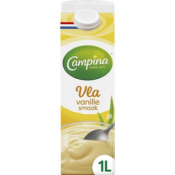 Foto van Campina vanille vla 1l bij jumbo