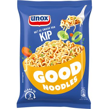 Foto van Unox good noodles kip 5 x 70g bij jumbo