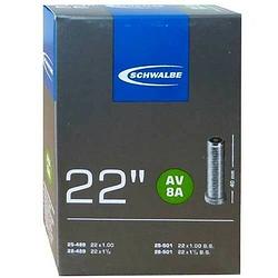 Foto van Schwalbe binnenband av8a 22 x 1.00-1 1/8 (25-489/28-501) av 40mm