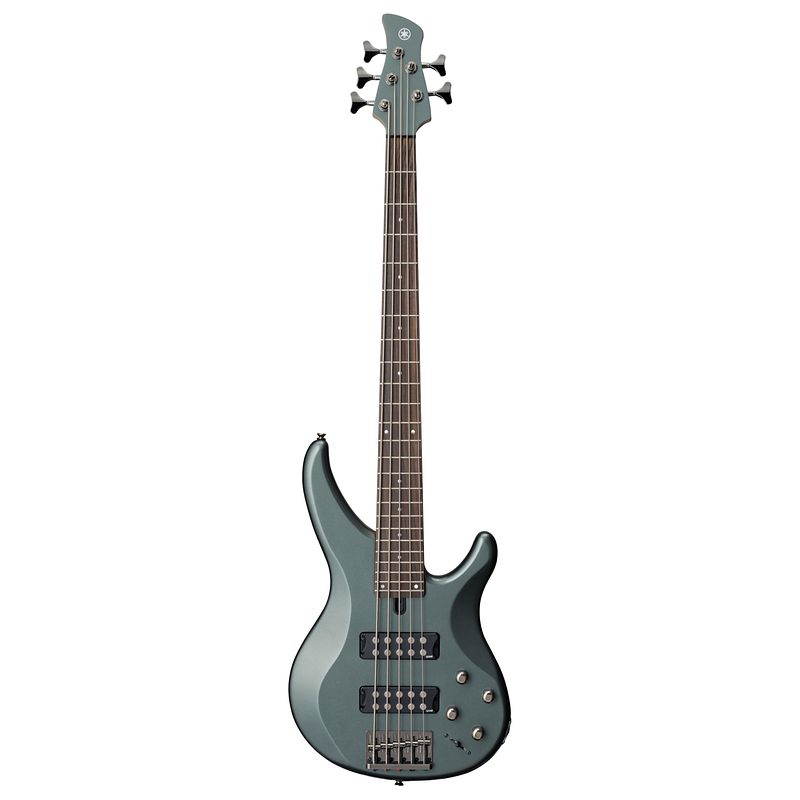 Foto van Yamaha trbx305 mist green 5-snarige elektrische basgitaar