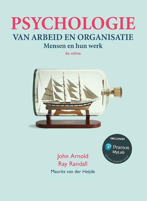 Foto van Psychologie van arbeid en organisatie, 6e editie met mylab nl toegangscode - fiona patterson - paperback (9789043036917)